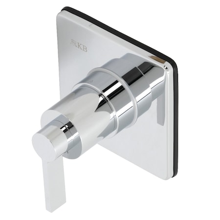 Kingston Brass KS3041NDL Single-Handle Three-Way Diverter Valve with Trim Kit, Polished Chrome KS3041NDL